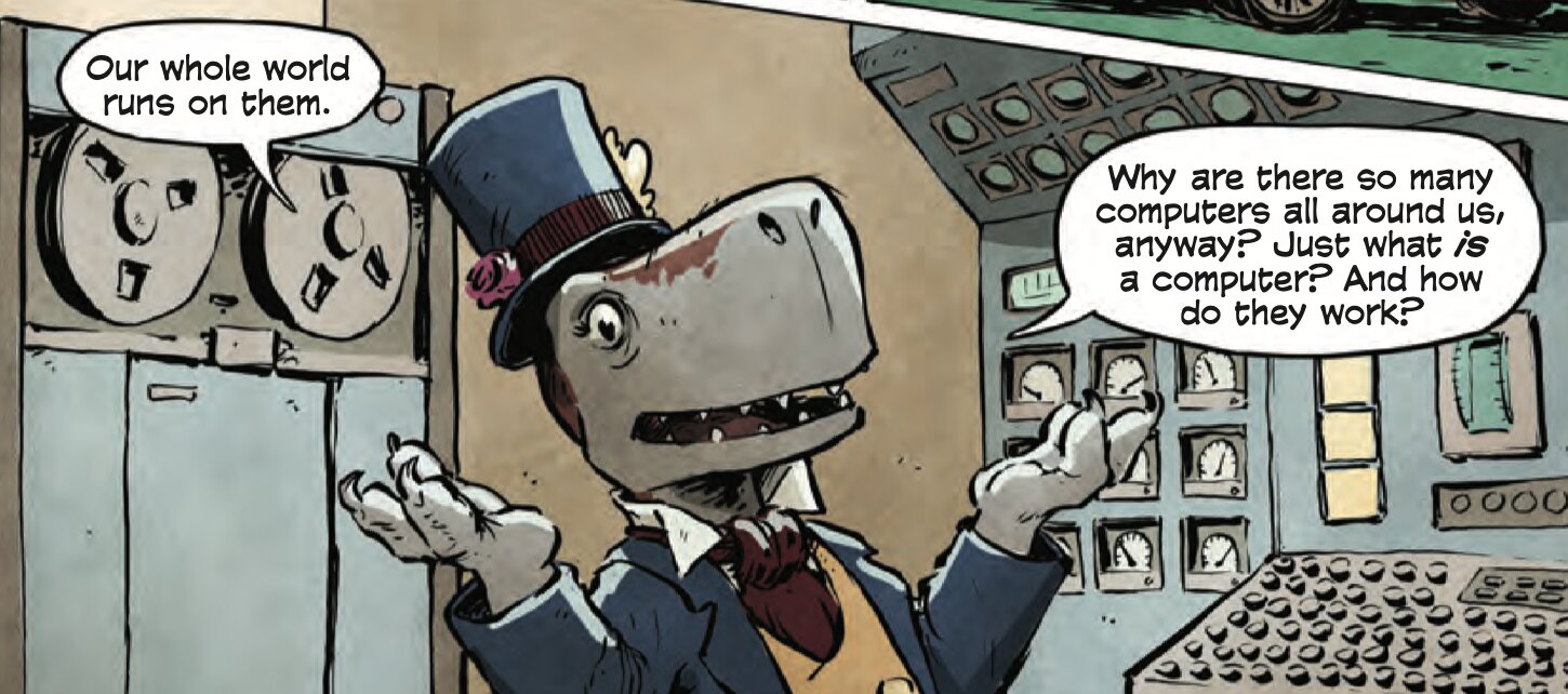 Isabella Brunel introducing what a computer is